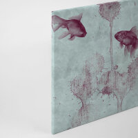 Leinwandbild pond2 Tiere 90cm x 60 cm