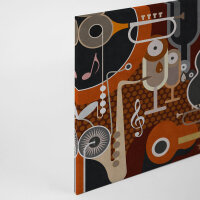 Leinwandbild wallofsound1 Abstrakt 90cm x 60 cm