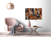 Leinwandbild wallofsound1 Abstrakt 90cm x 60 cm