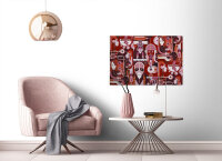 Leinwandbild wallofsound2 Abstrakt 90cm x 60 cm