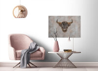 Leinwandbild bigthree2 Tiere 90cm x 60 cm