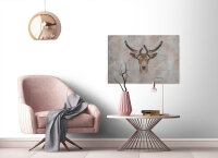 Leinwandbild bigthree3 Tiere 90cm x 60 cm