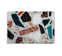 Leinwandbild terrazzo1 Abstrakt 90cm x 60 cm