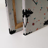 Leinwandbild terrazzo2 Blumen 90cm x 60 cm