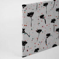 Leinwandbild terrazzo2 Blumen 90cm x 60 cm