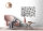 Leinwandbild terrazzo2 Blumen 90cm x 60 cm