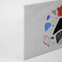 Leinwandbild terrazzo3 Abstrakt 90cm x 60 cm