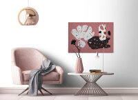 Leinwandbild terrazzo4 Abstrakt 90cm x 60 cm