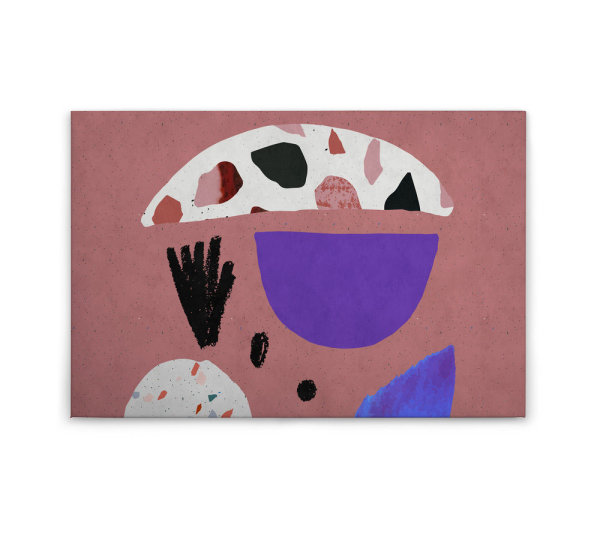 Leinwandbild terrazzo5 Abstrakt 90cm x 60 cm