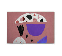 Leinwandbild terrazzo5 Abstrakt 90cm x 60 cm
