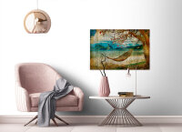 Leinwandbild tahiti2 Strand Meer 90cm x 60 cm