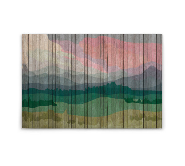 Leinwandbild mountains2 Landschaft 90cm x 60 cm