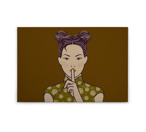 Leinwandbild himari1 Asiatisch 90cm x 60 cm