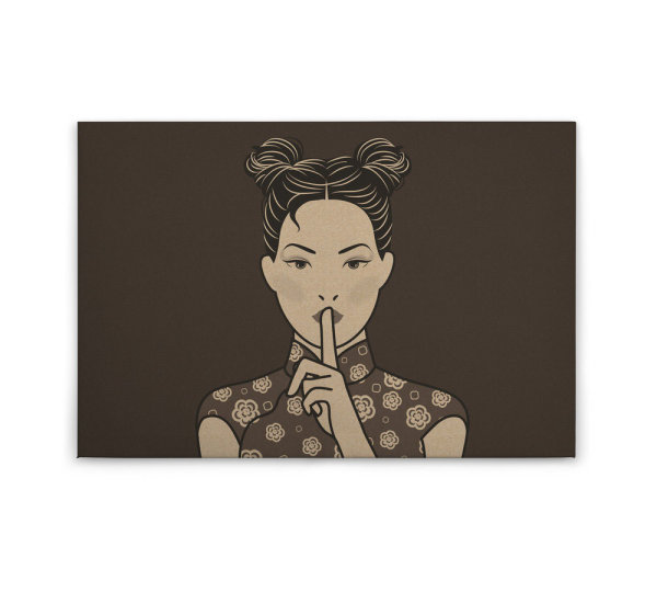 Leinwandbild himari2 Asiatisch 90cm x 60 cm