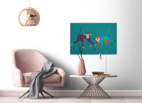 Leinwandbild monkeybusiness1 Tiere 90cm x 60 cm