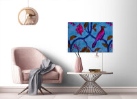 Leinwandbild birdofparadise1 Vögel 90cm x 60 cm