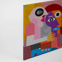 Leinwandbild couples1 Kunst 90cm x 60 cm