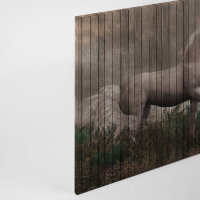 Leinwandbild fantasy3 Tiere 90cm x 60 cm
