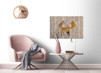 Leinwandbild fairytale2 Tiere 90cm x 60 cm