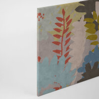 Leinwandbild floralcollage3 Abstrakt 90cm x 60 cm