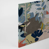 Leinwandbild floralcollage4 Abstrakt 90cm x 60 cm