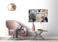 Leinwandbild floralcollage4 Abstrakt 90cm x 60 cm