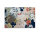 Leinwandbild floralcollage4 Abstrakt 90cm x 60 cm