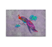 Leinwandbild peacock3 Tiere 90cm x 60 cm
