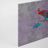 Leinwandbild peacock3 Tiere 90cm x 60 cm