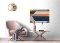 Leinwandbild geometry1 Abstrakt 90cm x 60 cm