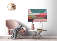 Leinwandbild geometry2 Abstrakt 90cm x 60 cm