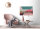 Leinwandbild geometry2 Abstrakt 90cm x 60 cm