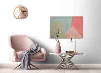 Leinwandbild inlay2 Abstrakt 90cm x 60 cm