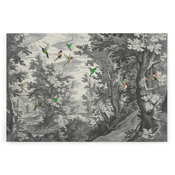 Leinwandbild fancyforest1 Kunst 90cm x 60 cm