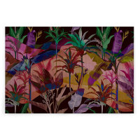 Leinwandbild palmyra1 Blumen 120cm x 80 cm
