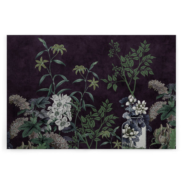 Leinwandbild darkroom1 Blumen 90cm x 60 cm