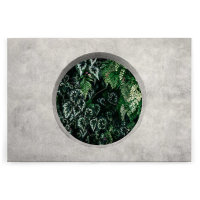Leinwandbild deepgreen1 Blumen 120cm x 80 cm