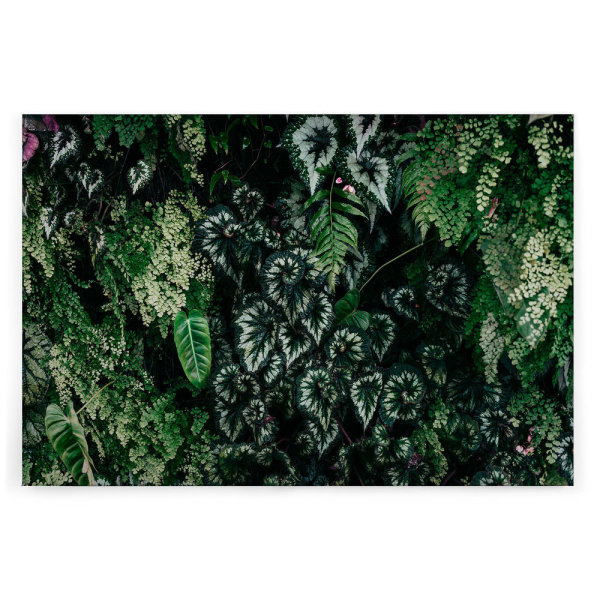 Leinwandbild deepgreen2 Blumen 90cm x 60 cm