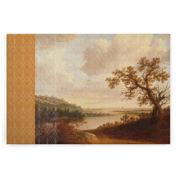Leinwandbild cortina1 Kunst 90cm x 60 cm