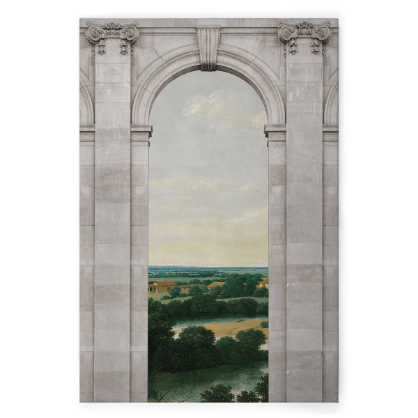 Leinwandbild castello2 Architektur 90cm x 60 cm