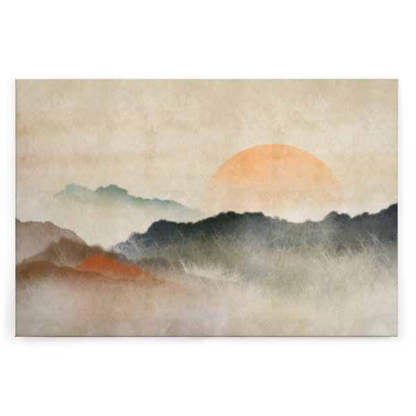 Leinwandbild akaishi3 Berge 120cm x 80 cm