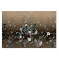 Leinwandbild peacockisland2 Floral 120cm x 80 cm