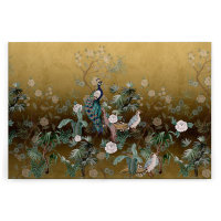 Leinwandbild peacockisland3 Floral 120cm x 80 cm