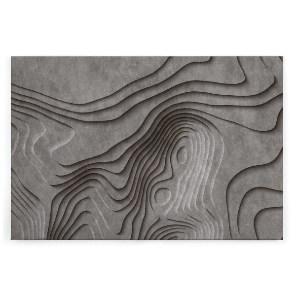 Leinwandbild canyon1 Beton 120cm x 80 cm