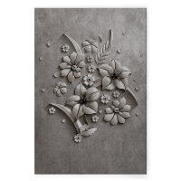Leinwandbild relief1 Beton 90cm x 60 cm