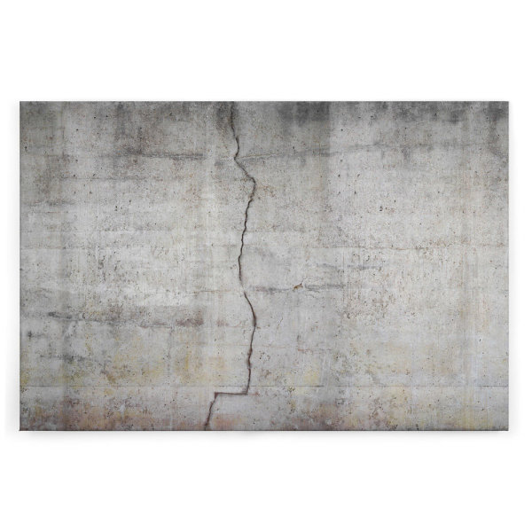 Leinwandbild Betonriss Beton 120cm x 80 cm