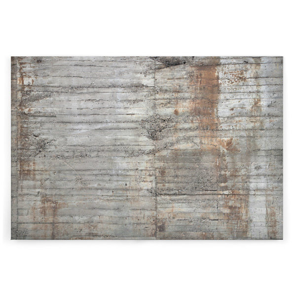 Leinwandbild Betonzaun Beton 120cm x 80 cm