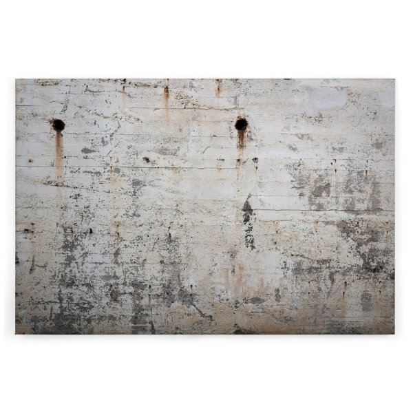 Leinwandbild Betonmauer Beton 120cm x 80 cm