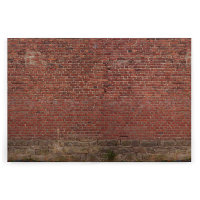 Leinwandbild roteSteinwand Steintapeten 90cm x 60 cm