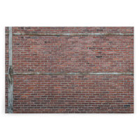 Leinwandbild BrickRed Steintapeten 120cm x 80 cm